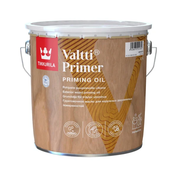 Lauko medienos gruntas Tikkurila Valtti Primer, 0.9-9L - Image 3