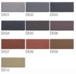 Tikkurila Patio Kivikuullote spalvu palete