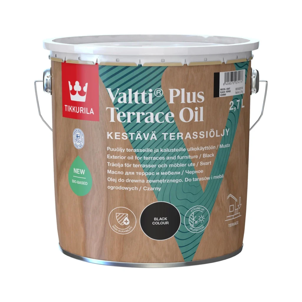 Valtti Plus Terrace Oil 2,7 juoda