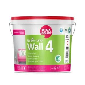 Sienų dažai Vivacolor Green Line WALL 4 A bazė 2,7