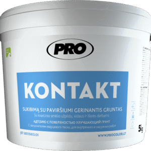 Sukibimą gerinantis gruntas su kvarciniu smėliu PRO Kontakt