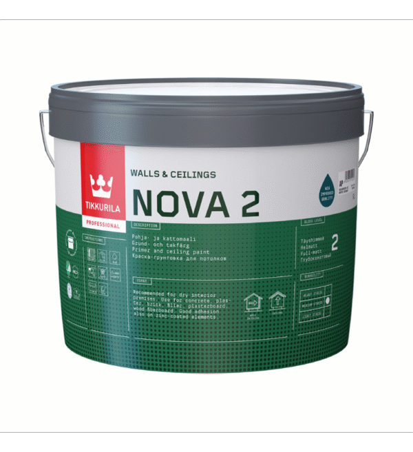 Ypač tankūs dažai Tikkurila Nova 2