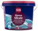 Silikatiniai mineralinių fasadų dažai Vivacolor Hansa Silicate, 2,7-9L