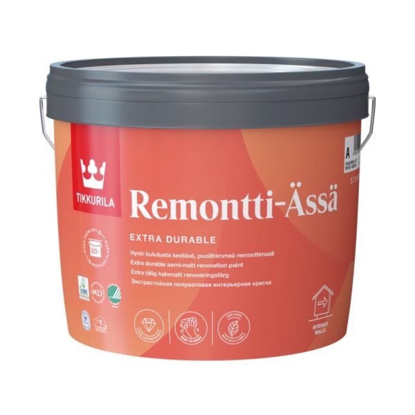 Remontiniai ilgaamžiai dažai Tikkurila Remontti-Assa, 2,7-9L
