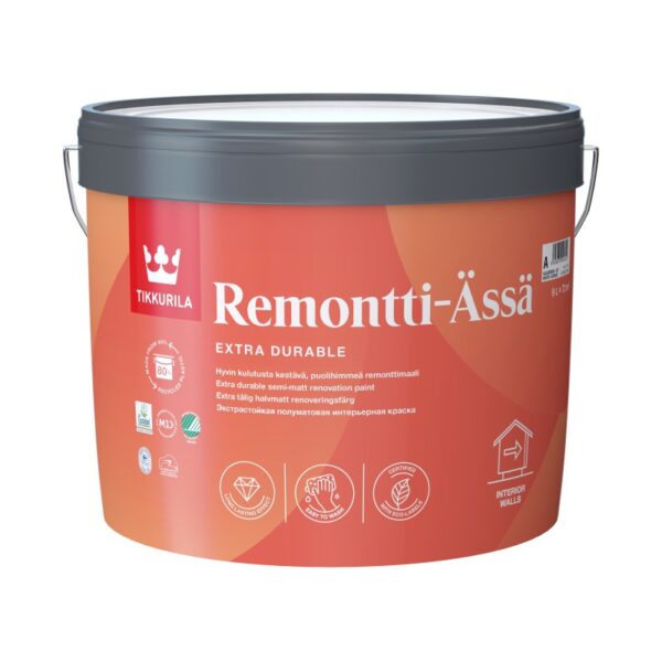 Remontiniai ilgaamžiai dažai Tikkurila Remontti-Assa, 2,7-9L - Image 2